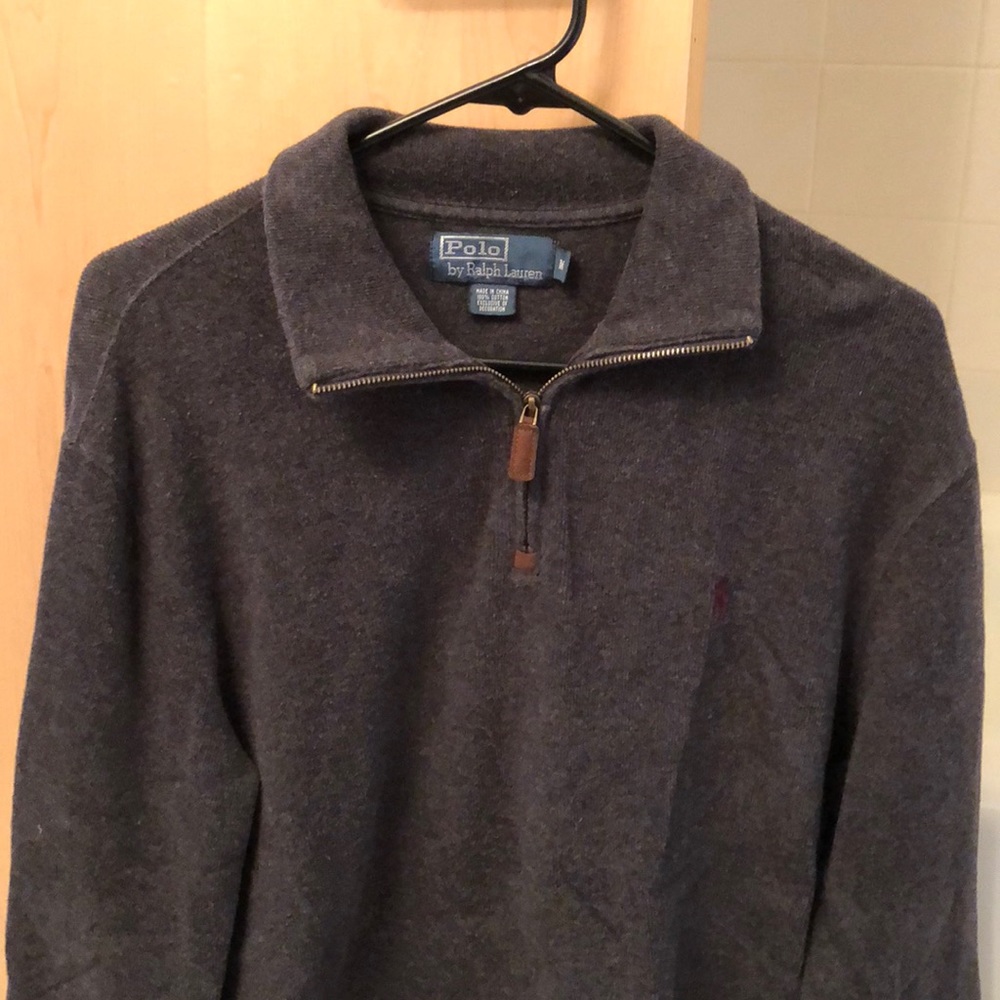 Polo quarter zip sweater